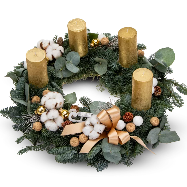 DIY advent wreath kit for home crafting